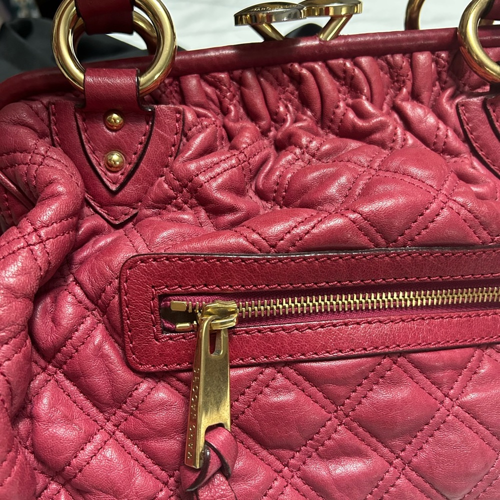 Marc Jacobs Quilted Pink Satchel
